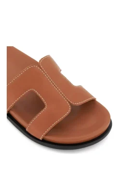 Wide Fit 'Loupa' Leather Sandals