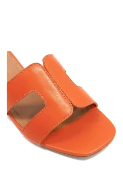 Wide Fit 'Loupe' Leather Sandals