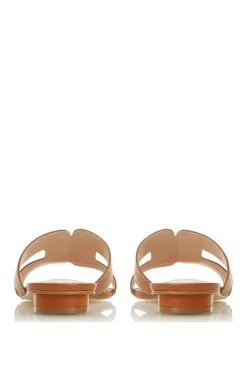 Wide Fit 'Loupe' Leather Sliders