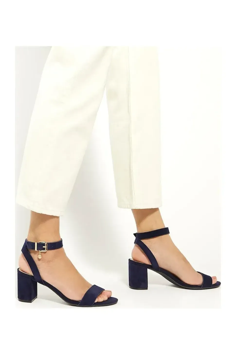 Wide Fit 'Memee' Suede Sandals