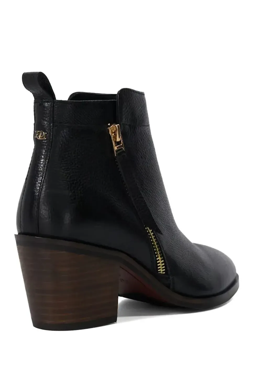 Wide Fit 'Paicing' Leather Ankle Boots