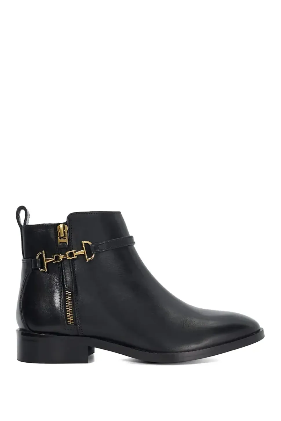 Wide Fit 'Parklyn' Leather Ankle Boots