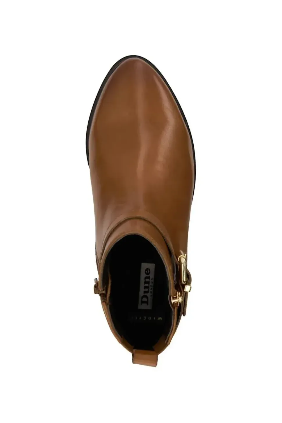 Wide Fit 'Pepi' Leather Ankle Boots
