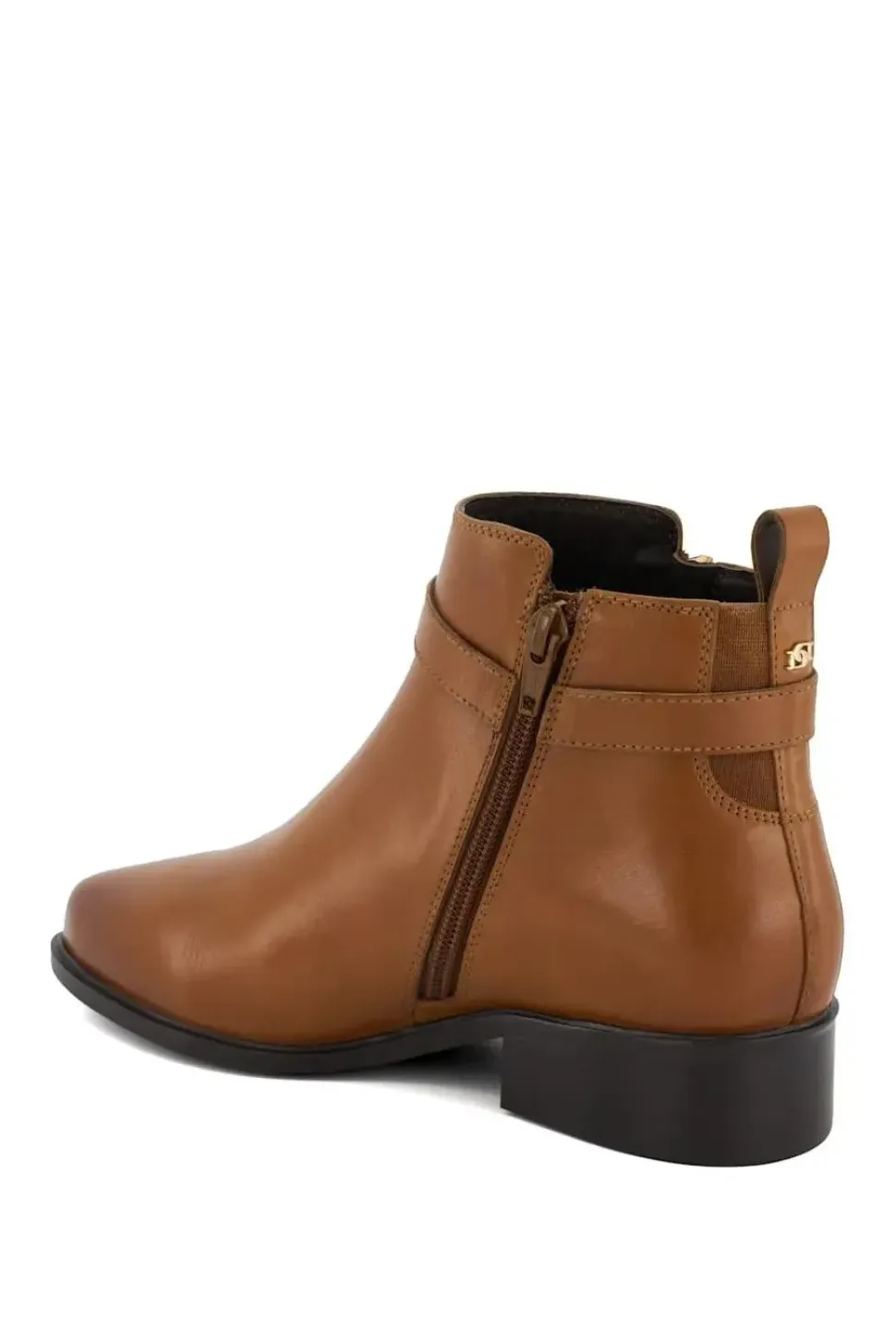 Wide Fit 'Pepi' Leather Ankle Boots