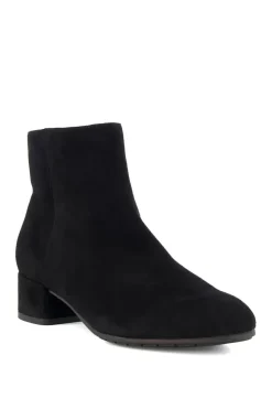 Wide Fit 'Pippie' Suede Ankle Boots