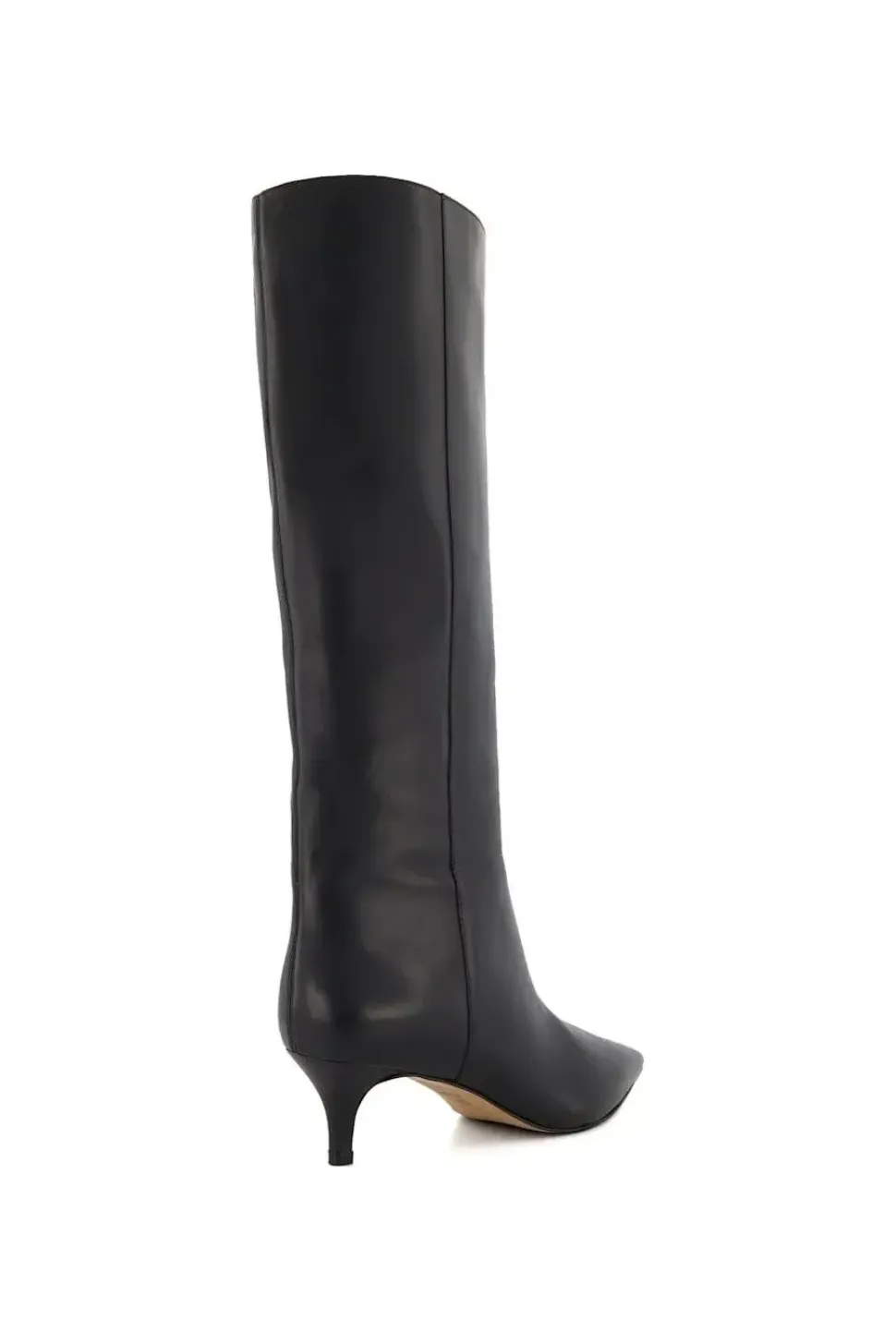 Wide Fit 'Smooth' Leather Knee High Boots