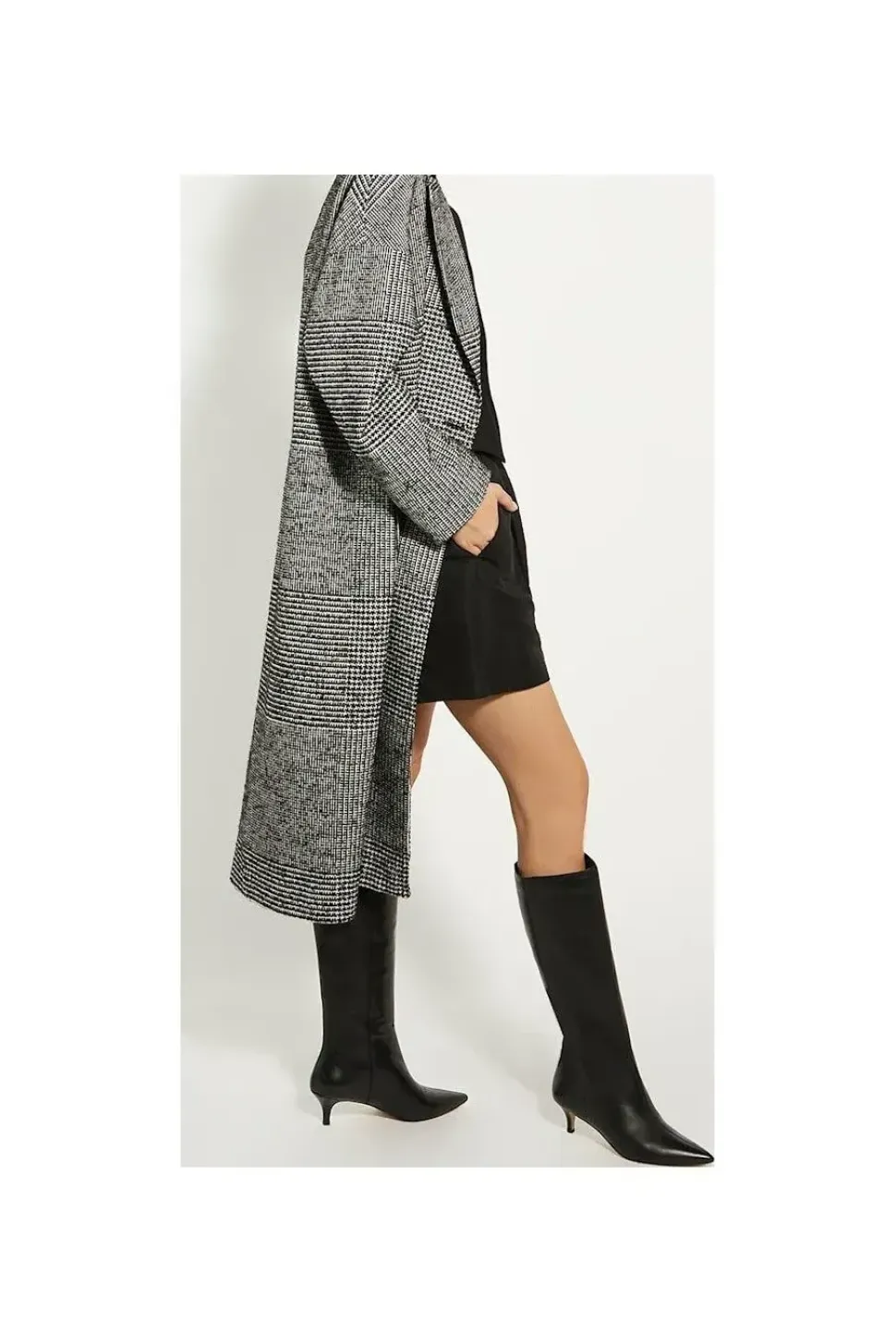 Wide Fit 'Smooth' Leather Knee High Boots