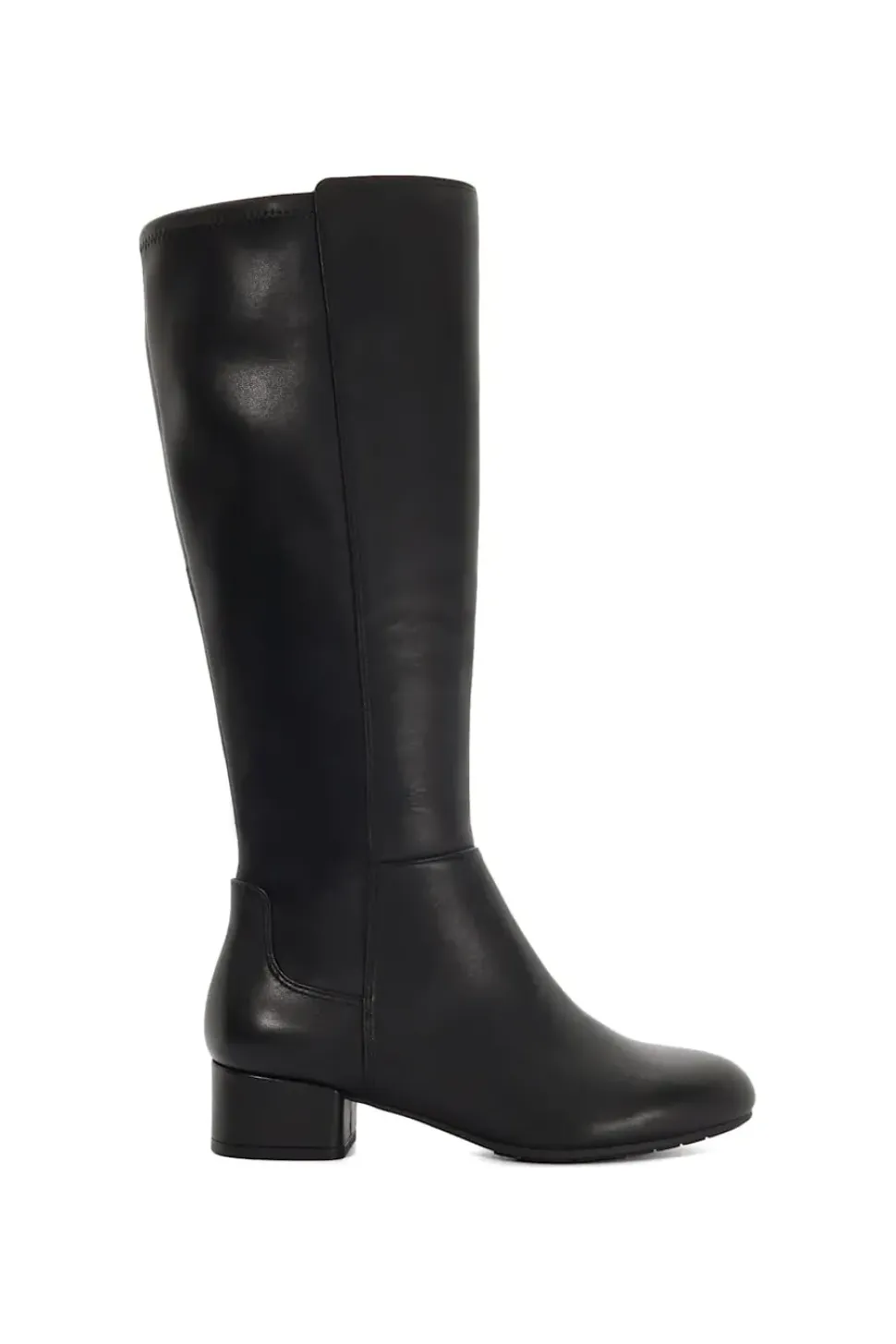Wide Fit 'Tayla' Leather Knee High Boots