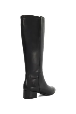 Wide Fit 'Tayla' Leather Knee High Boots
