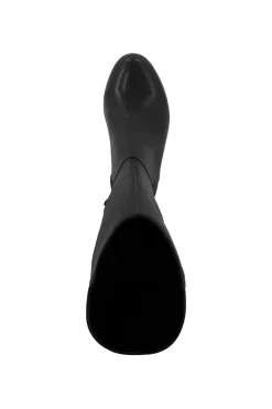 Wide Fit 'Tayla' Leather Knee High Boots