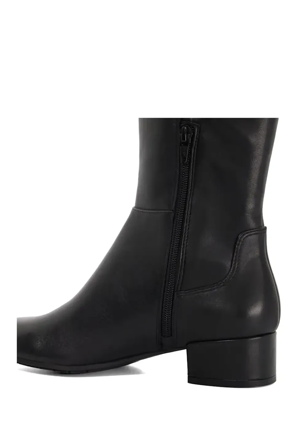 Wide Fit 'Tayla' Leather Knee High Boots