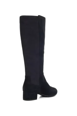 Wide Fit 'Tayla' Suede Knee High Boots