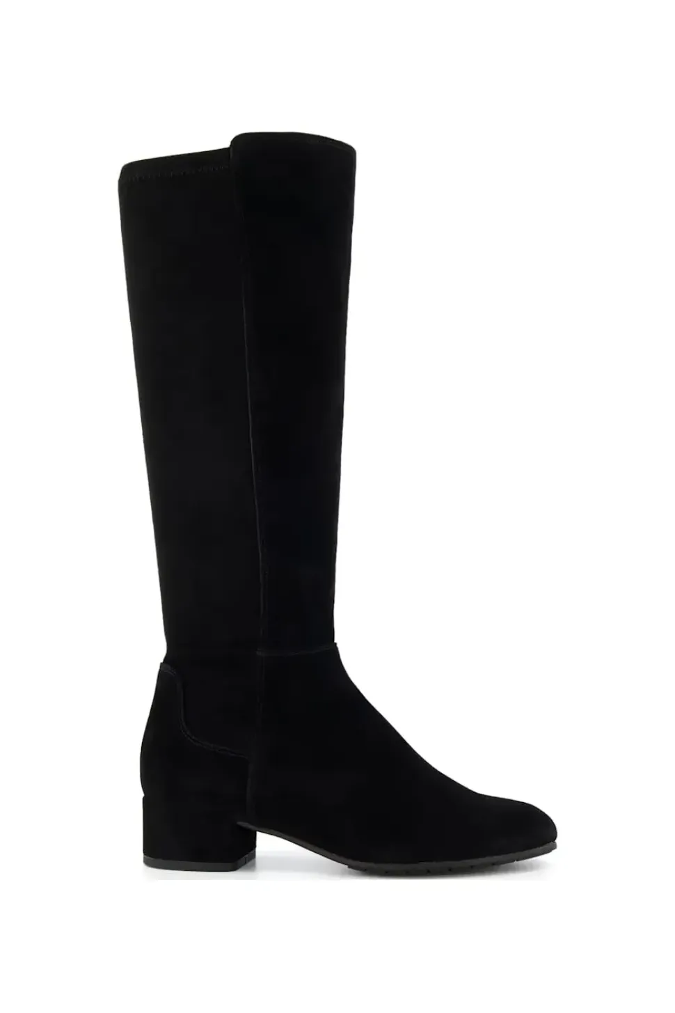 Wide Fit 'Tayla' Suede Knee High Boots
