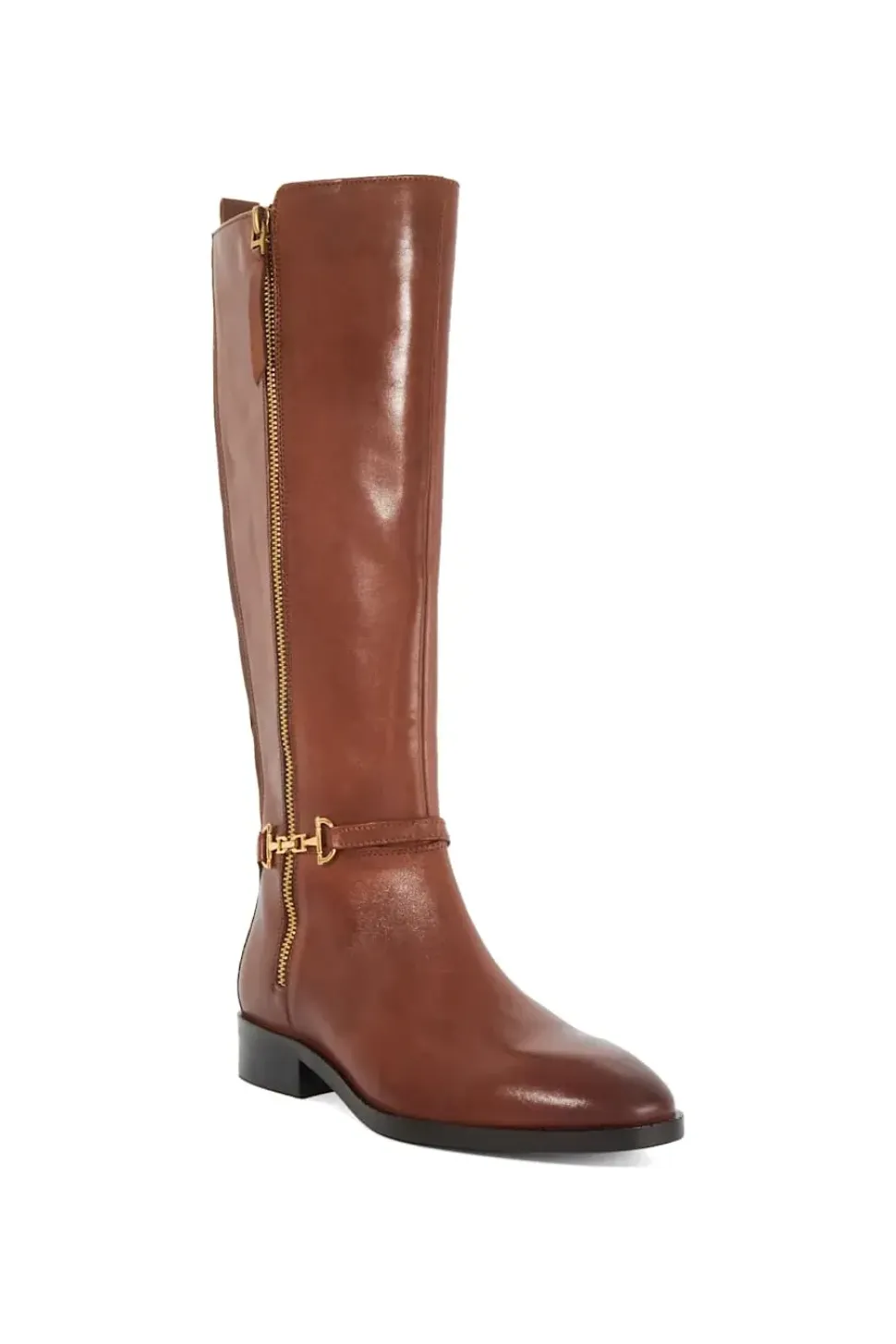 Wide Fit 'Taylyn' Leather Knee High Boots