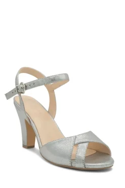 Wide Fit 'Thelma' High Block Heel Sandals