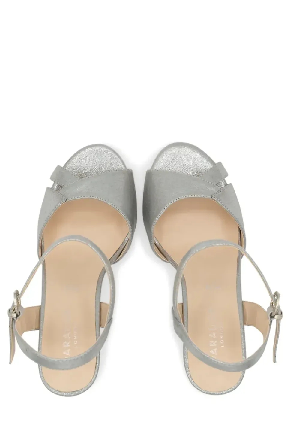 Wide Fit 'Thelma' High Block Heel Sandals