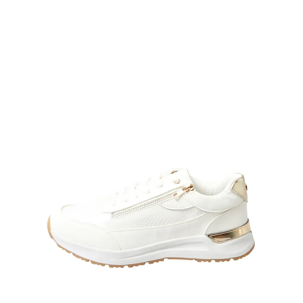 Wide Fit Zip Detail Trainers