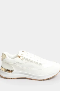 Wide Fit Zip Detail Trainers