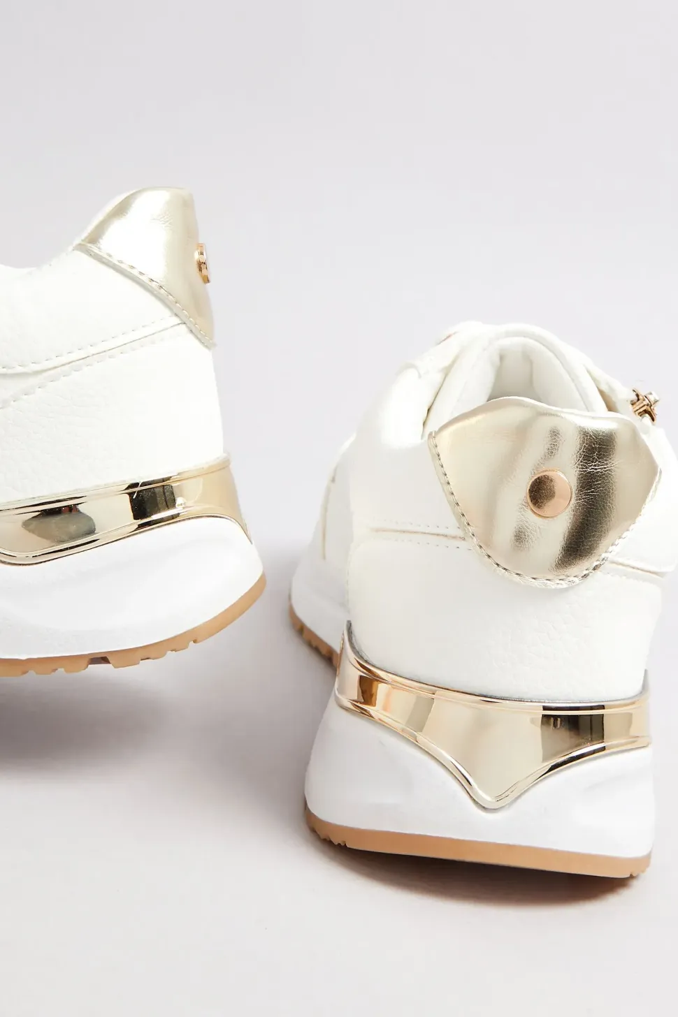 Wide Fit Zip Detail Trainers