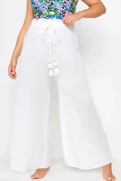 Wide Leg Beach Trousers