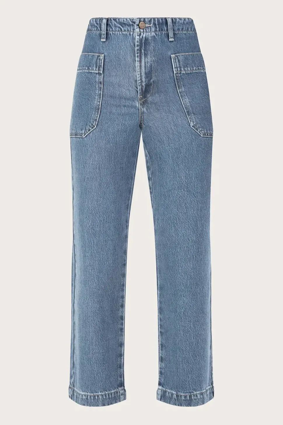 Wide Leg Cargo Jeans