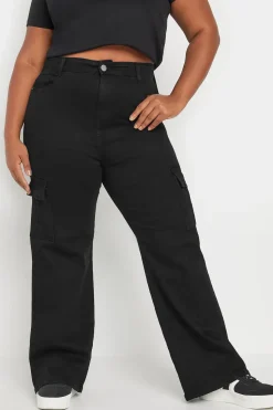 Wide Leg Cargo Jeans