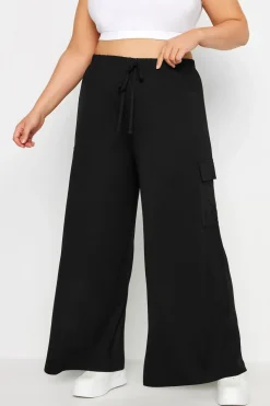 Wide Leg Cargo Trousers