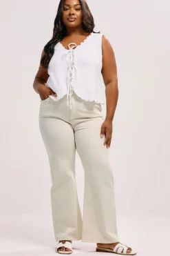 Wide Leg Denim Jeans