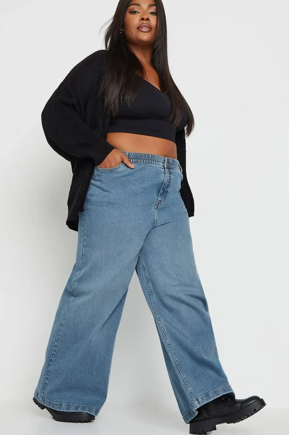 Wide Leg Slouchy Jeans