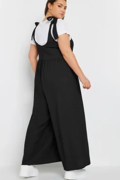 Wide Leg Textured Jumpsuit