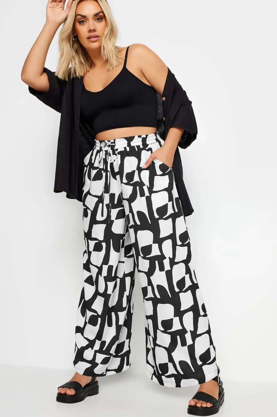 Wide Leg Trousers
