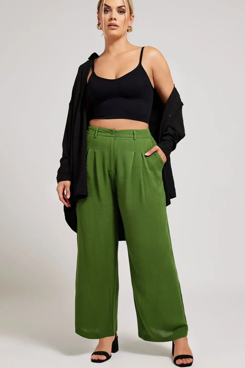 Wide Leg Trousers
