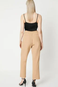 Wide Leg Zip Pocket Detail Trouser
