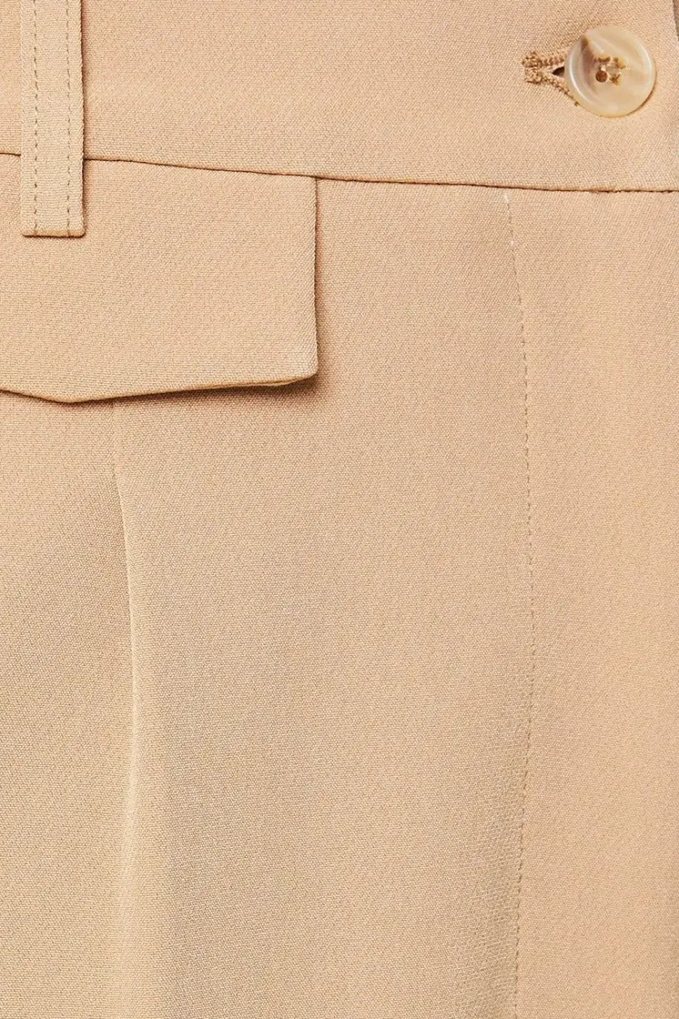 Wide Leg Zip Pocket Detail Trouser