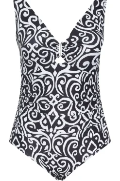 Woodblock Print Swimsuit