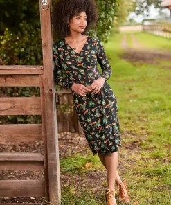 Woodland Creatures Jersey Dress