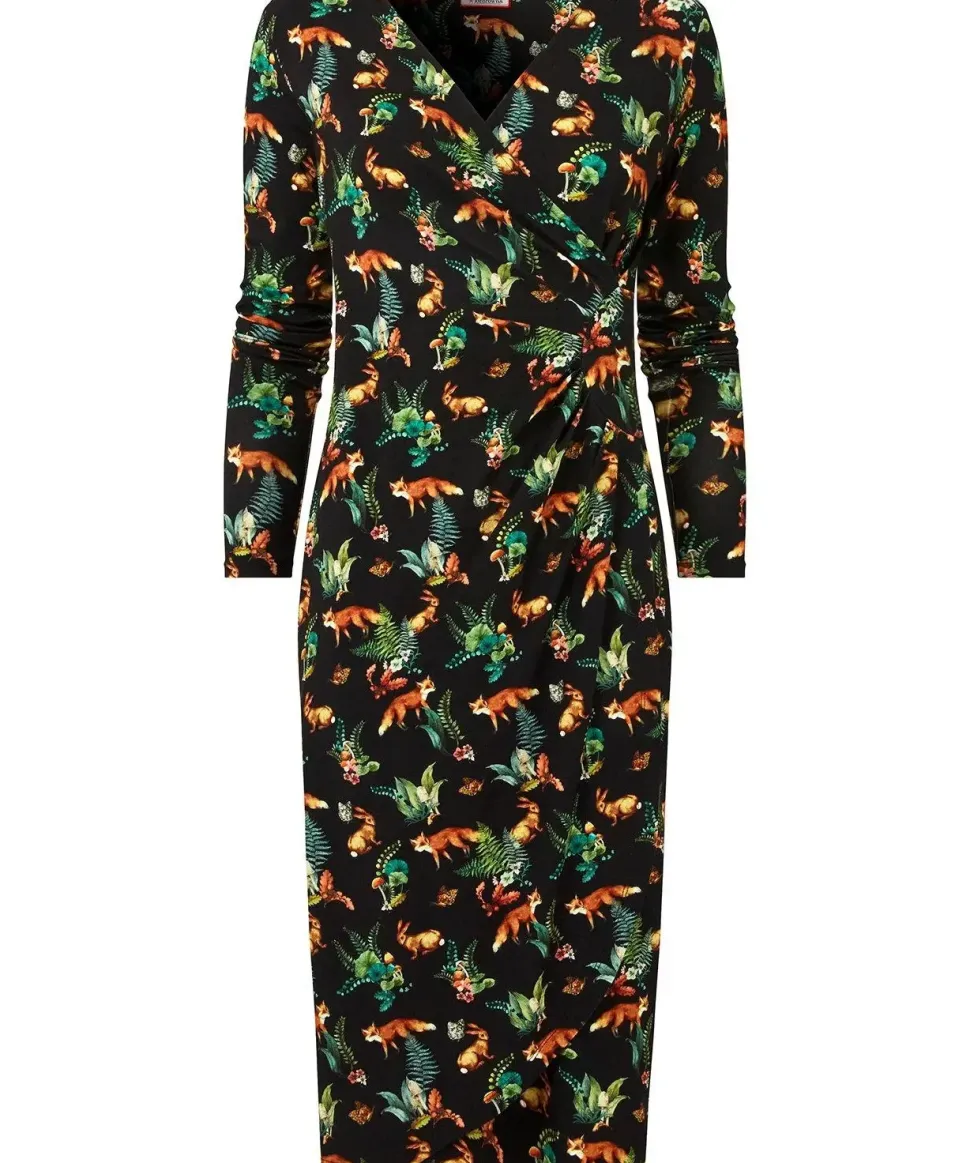 Woodland Creatures Jersey Dress