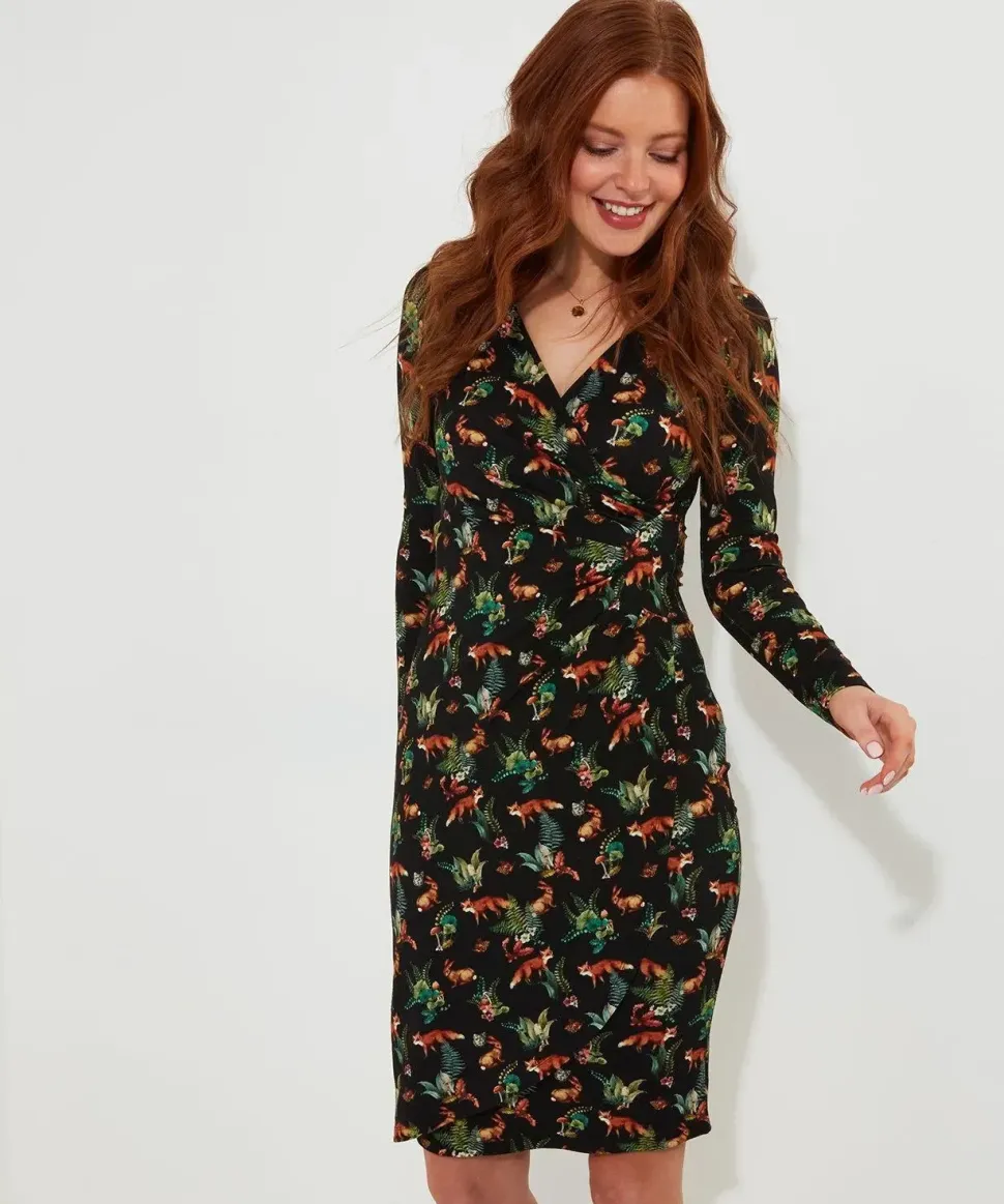 Woodland Creatures Jersey Dress