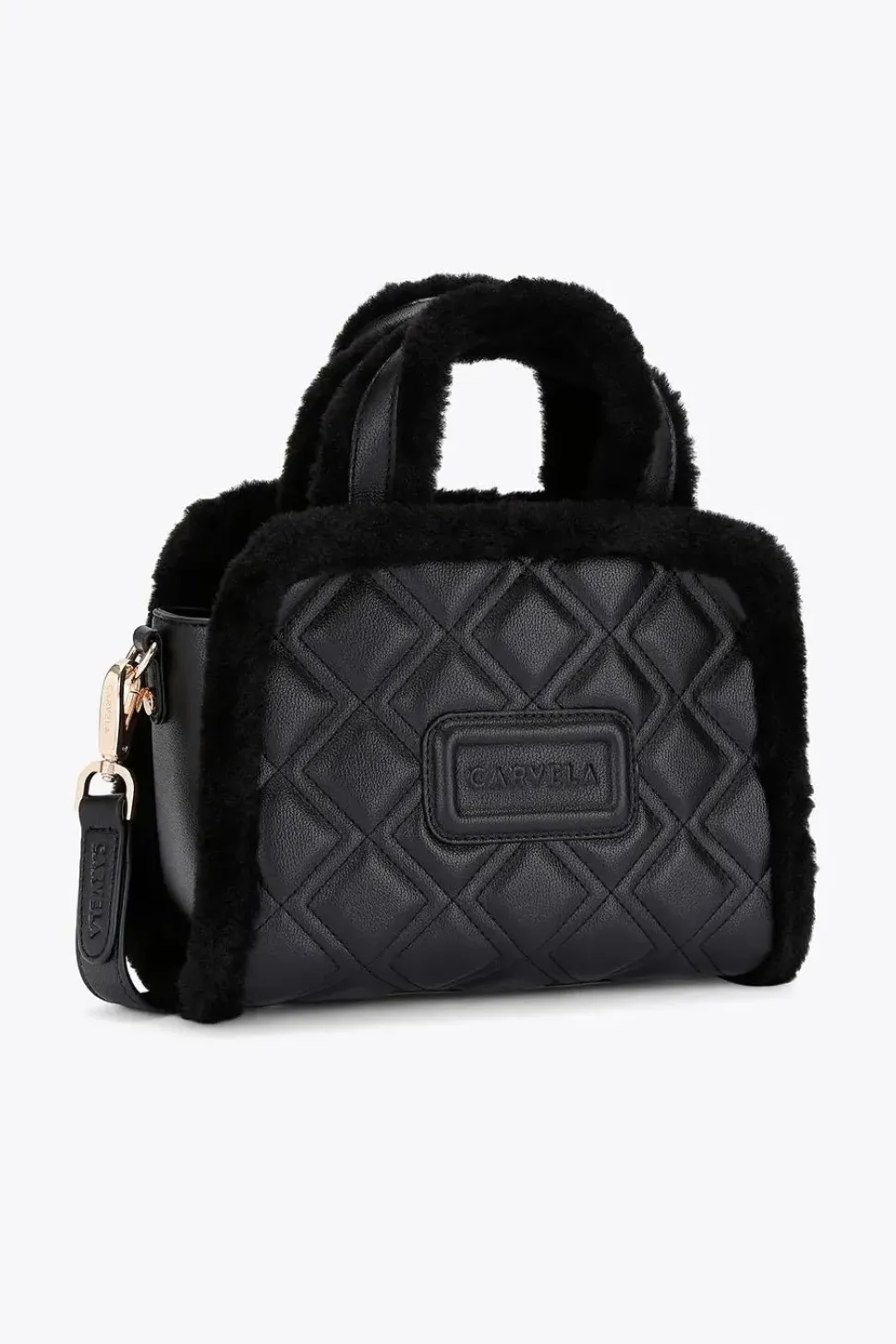 Woven Fringe Detail Clutch Bag With Attachable Strap