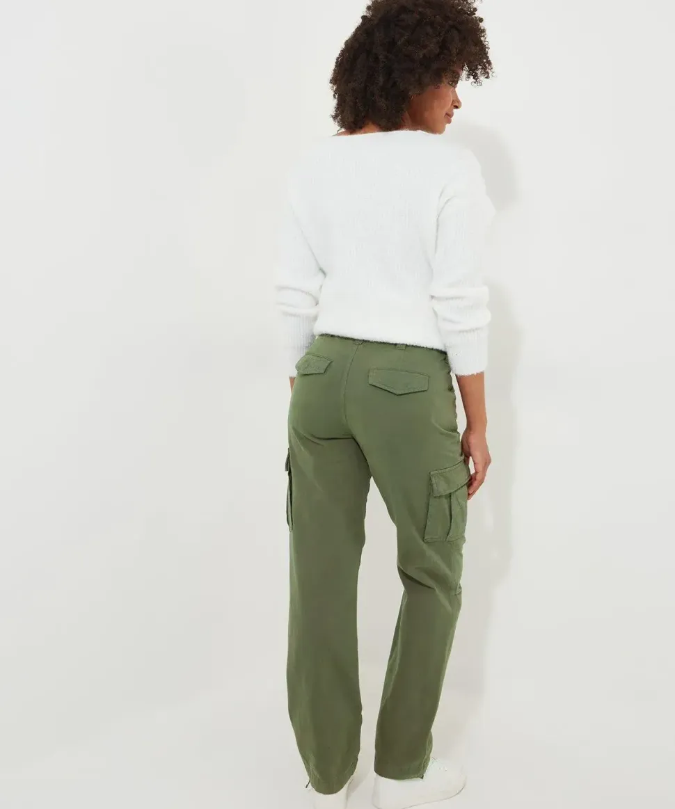 Woven Multipocket Cargo Pants