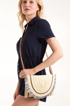 Woven Straight Handle Grab Bag