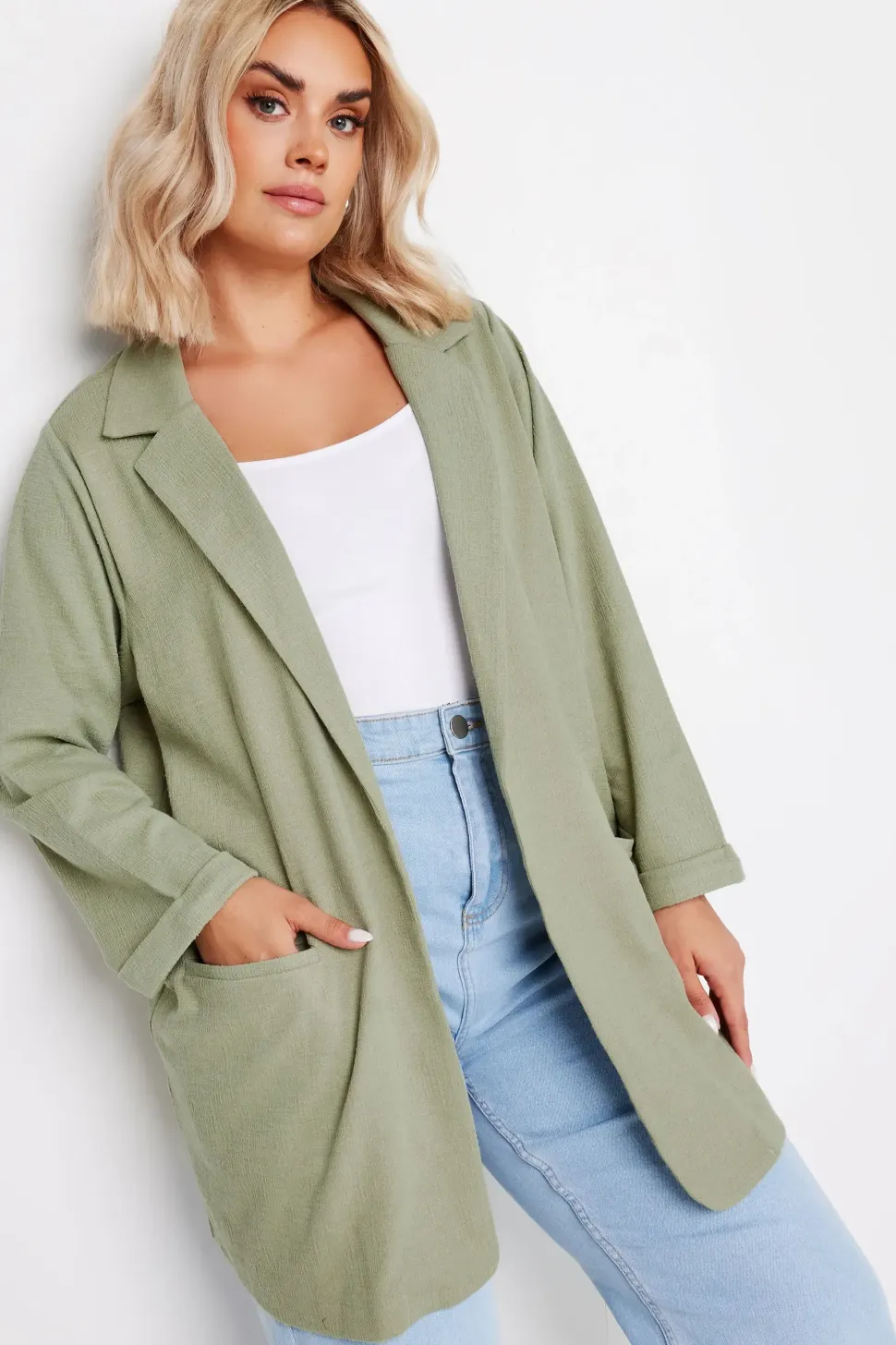 Woven Textured Blazer