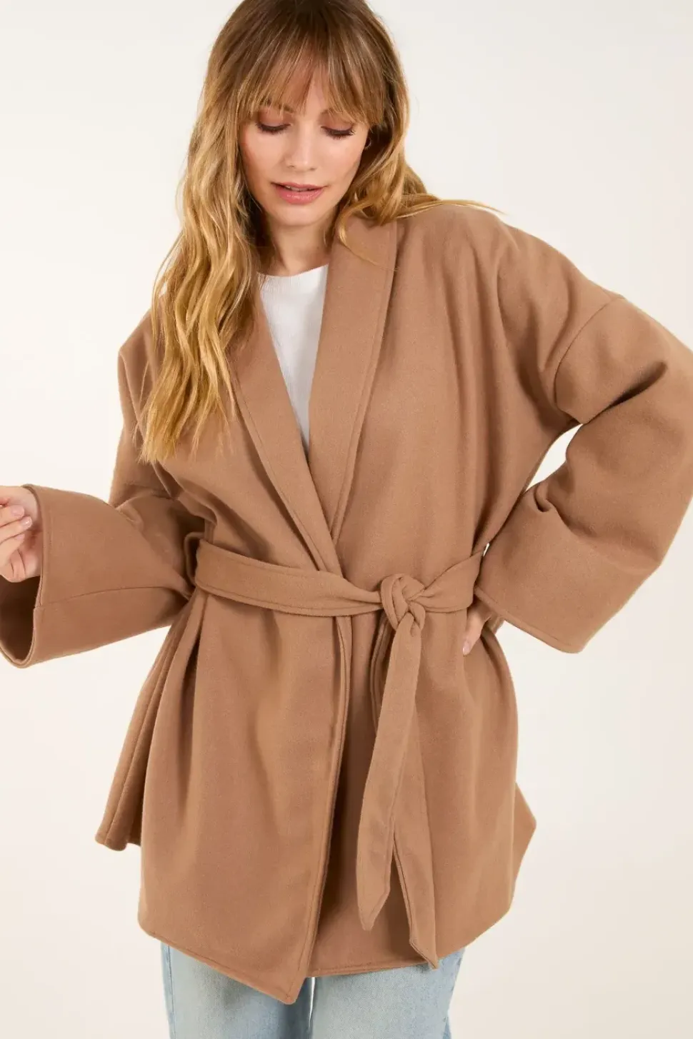Wrap Belted Jacket