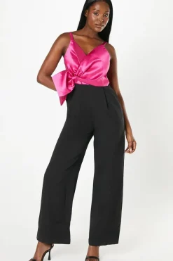Wrap Front Cami Jumpsuit