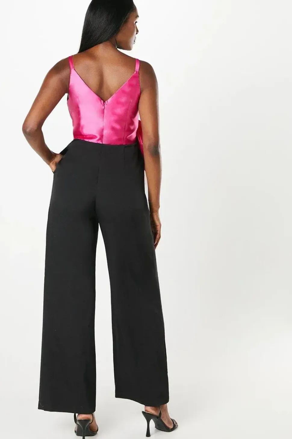 Wrap Front Cami Jumpsuit