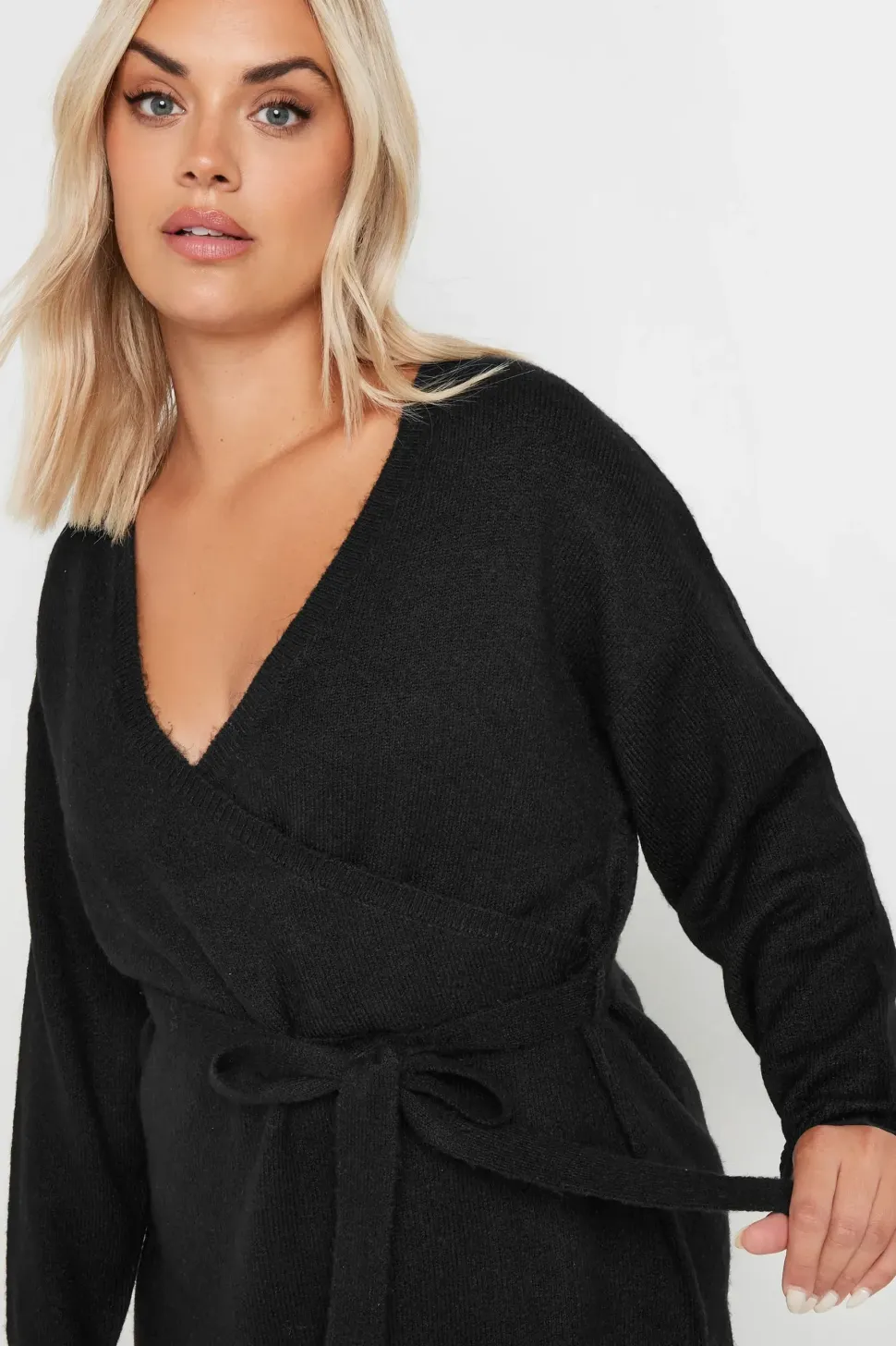 Wrap Knit Jumper