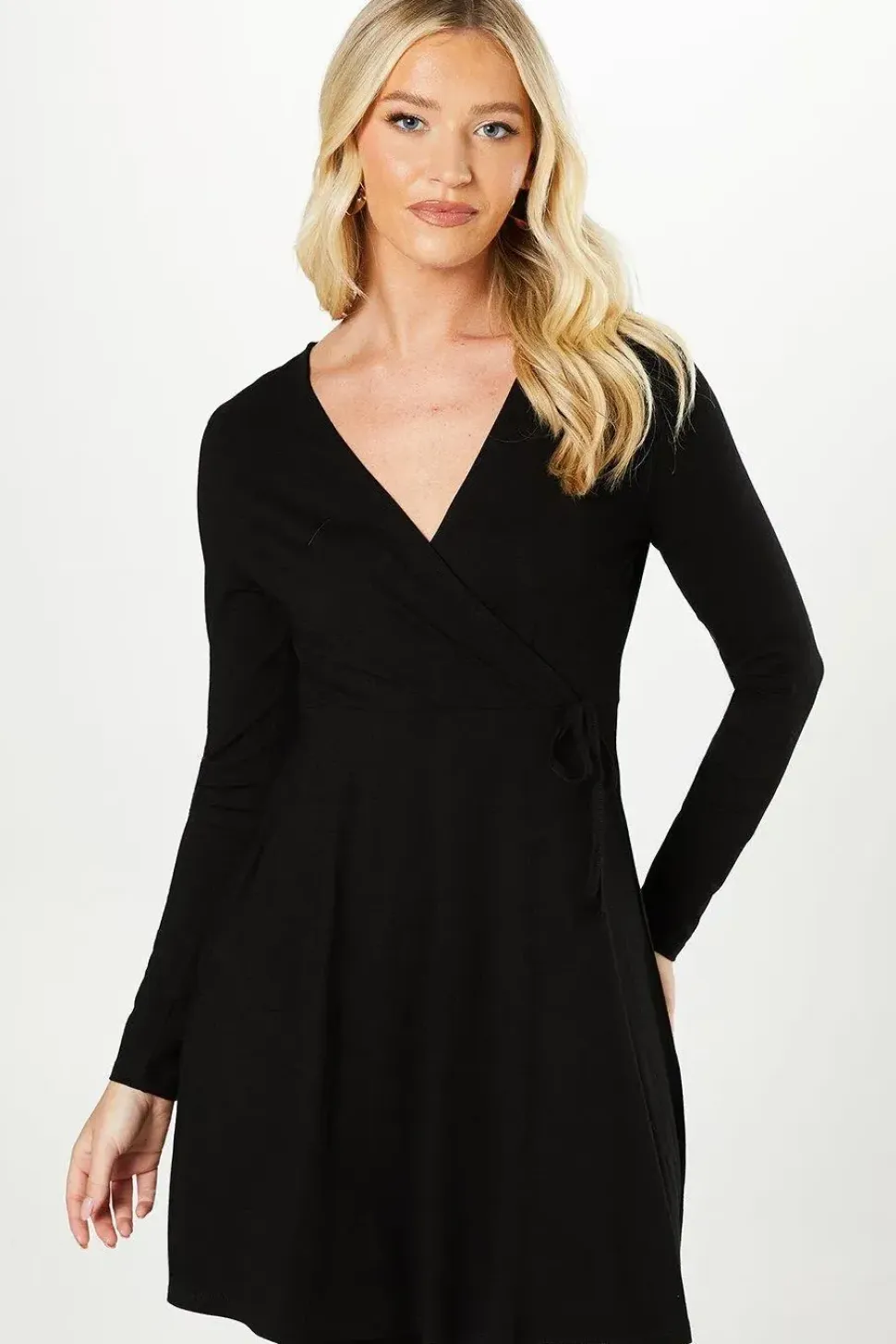 Wrap Mini Dress