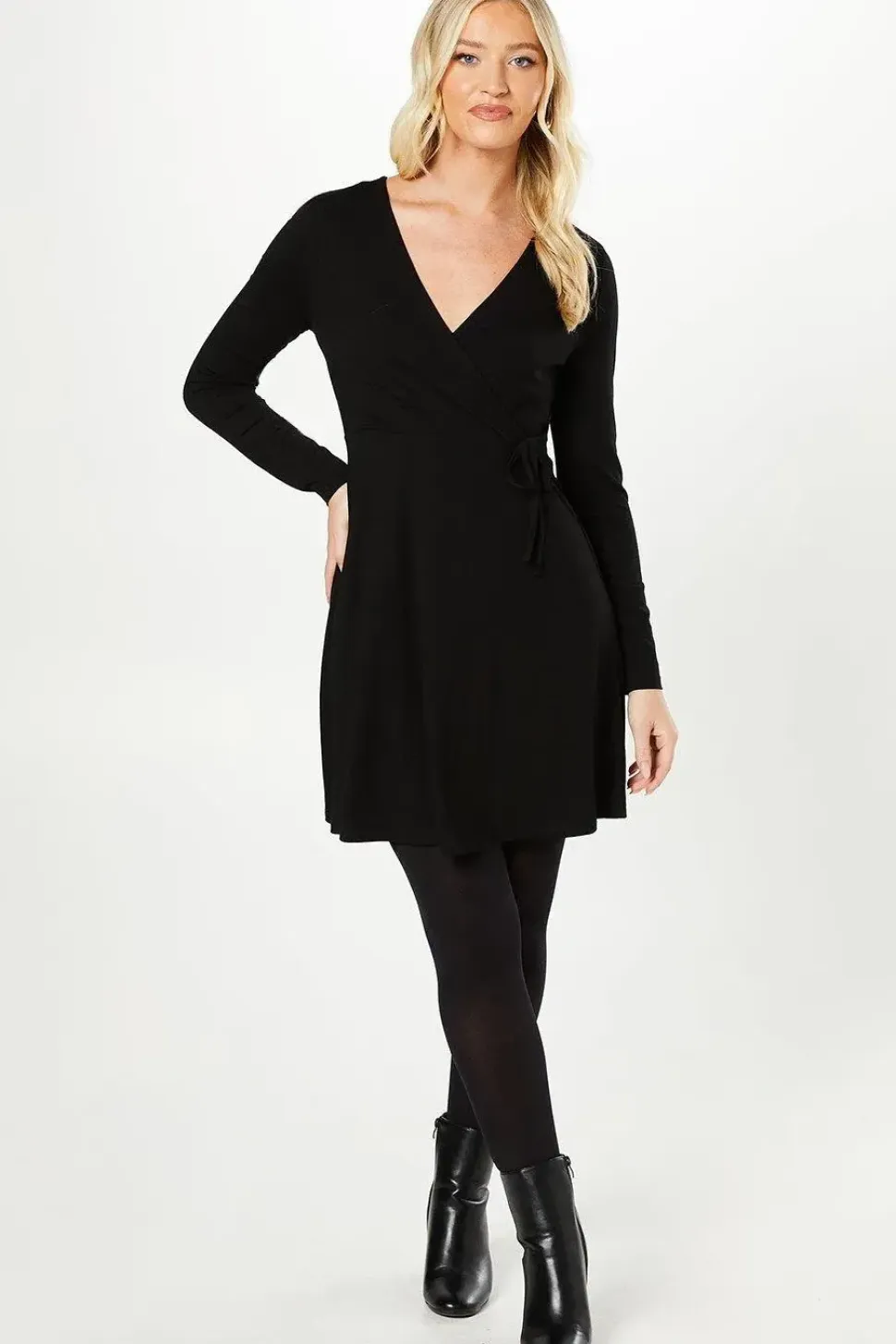 Wrap Mini Dress