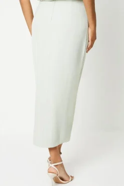 Wrap Pencil Wedding Guest Skirt