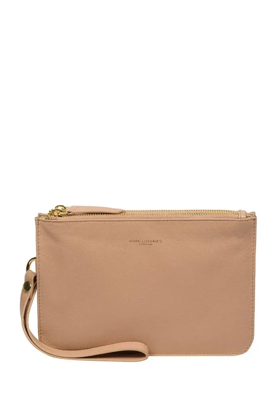 'Addison' Nappa Leather Clutch Bag